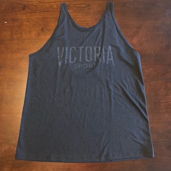 Victoria's Secret Tops - NEW VS Sport low back tank top - black